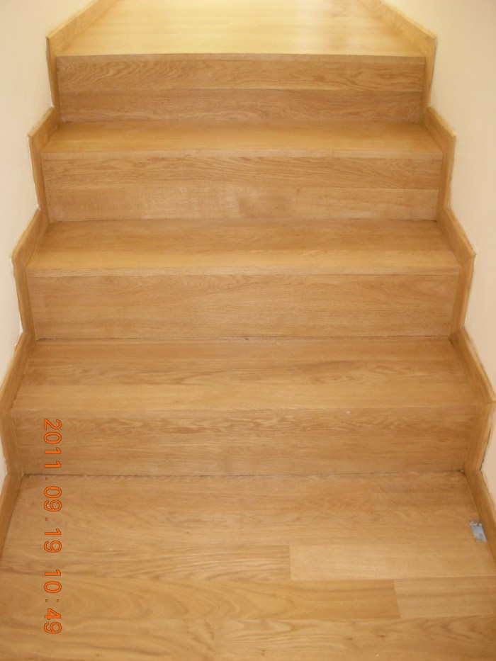 Σκάλα καρφωτή επί καδρονίου.