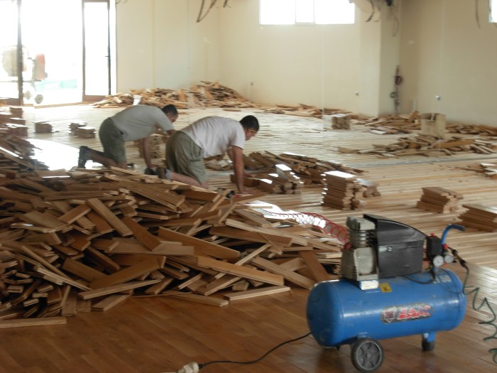 Ηρακλής Στρατής - ξύλινα πατώματα - σχολή χορού